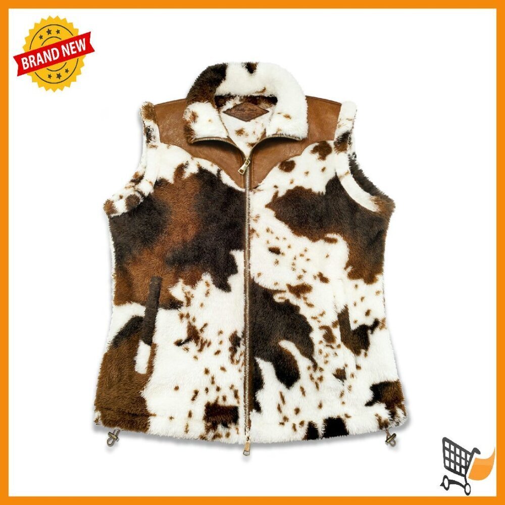 Women's Cozy Sherpa Fleece Vest with Pockets Sleeveless Outerwear